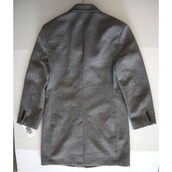 Tommy Hilfiger Men's Sz 36S Gray Heather Classic Double-Breasted Pea Coat - Picture 9 of 10